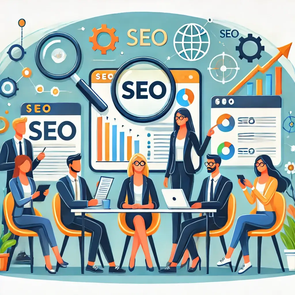 Experts SEO au travail